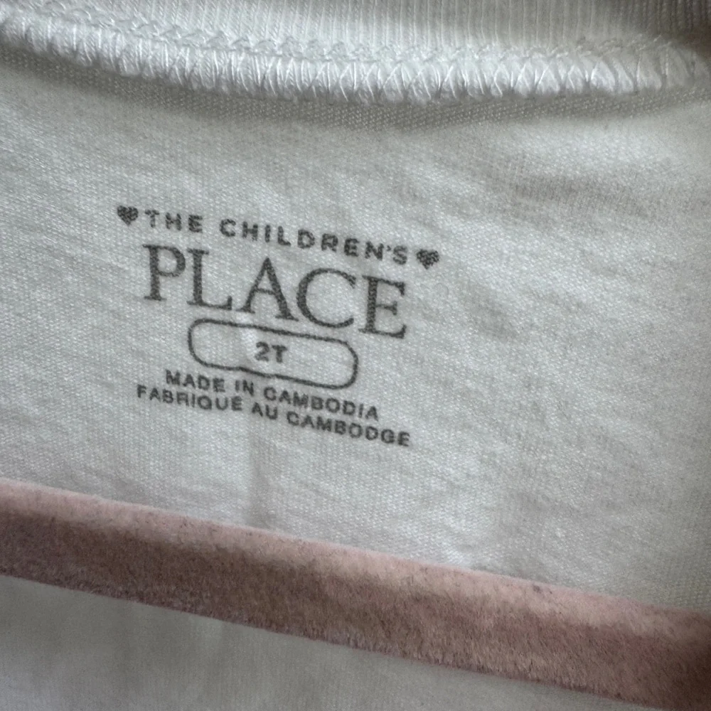 The Children’s Place 2T Girls Daddy’s Little Princess Short Sleeve Shirt Tee